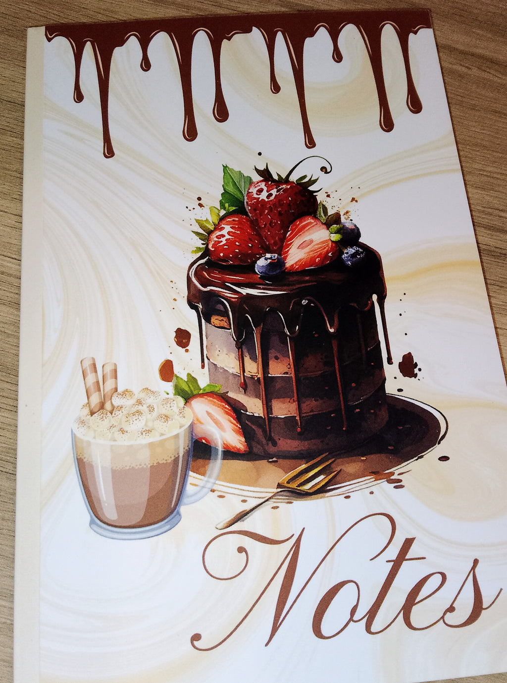 Cahier de note chocolat